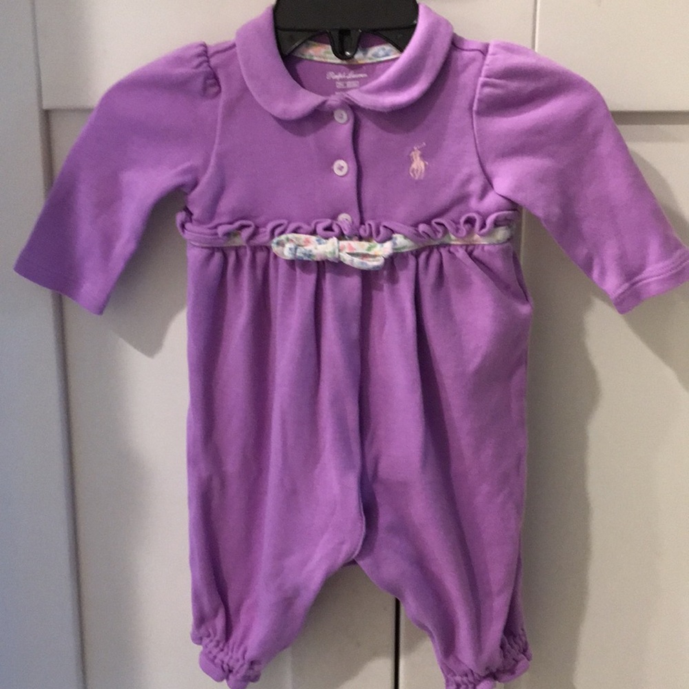 EUC Ralph Lauren One Piece Bodysuit Jumpsuit